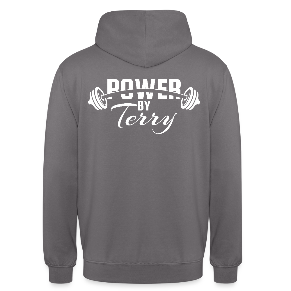 PWR BY TERRY - Unisex Hoodie - elephant grey