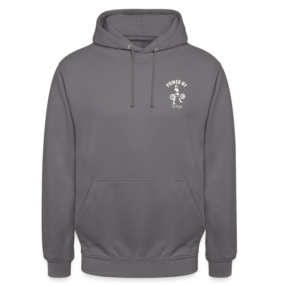 PWR BY TERRY - Unisex Hoodie - elephant grey