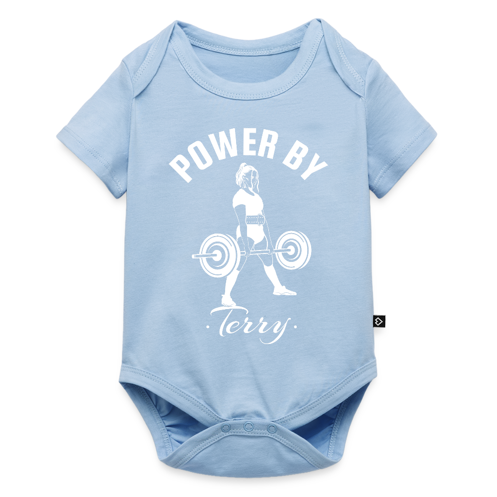 PWR BY TERRY - Baby Bodysuit - light blue